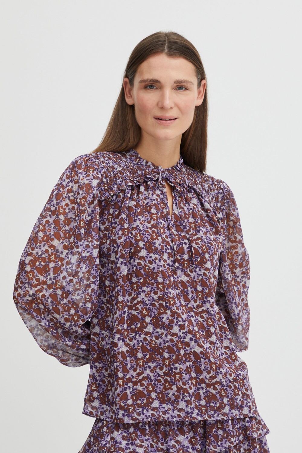 

Блуза b.young Rüschen BYHIMA BLOUSE, красочный