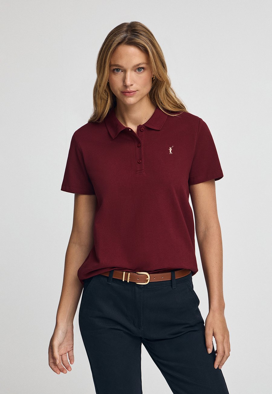 

Поло Polo Club SHORT SLEEVE REGULAR FIT SS RF PC RIGBY GO KHLOE, Garnet/Dark Red