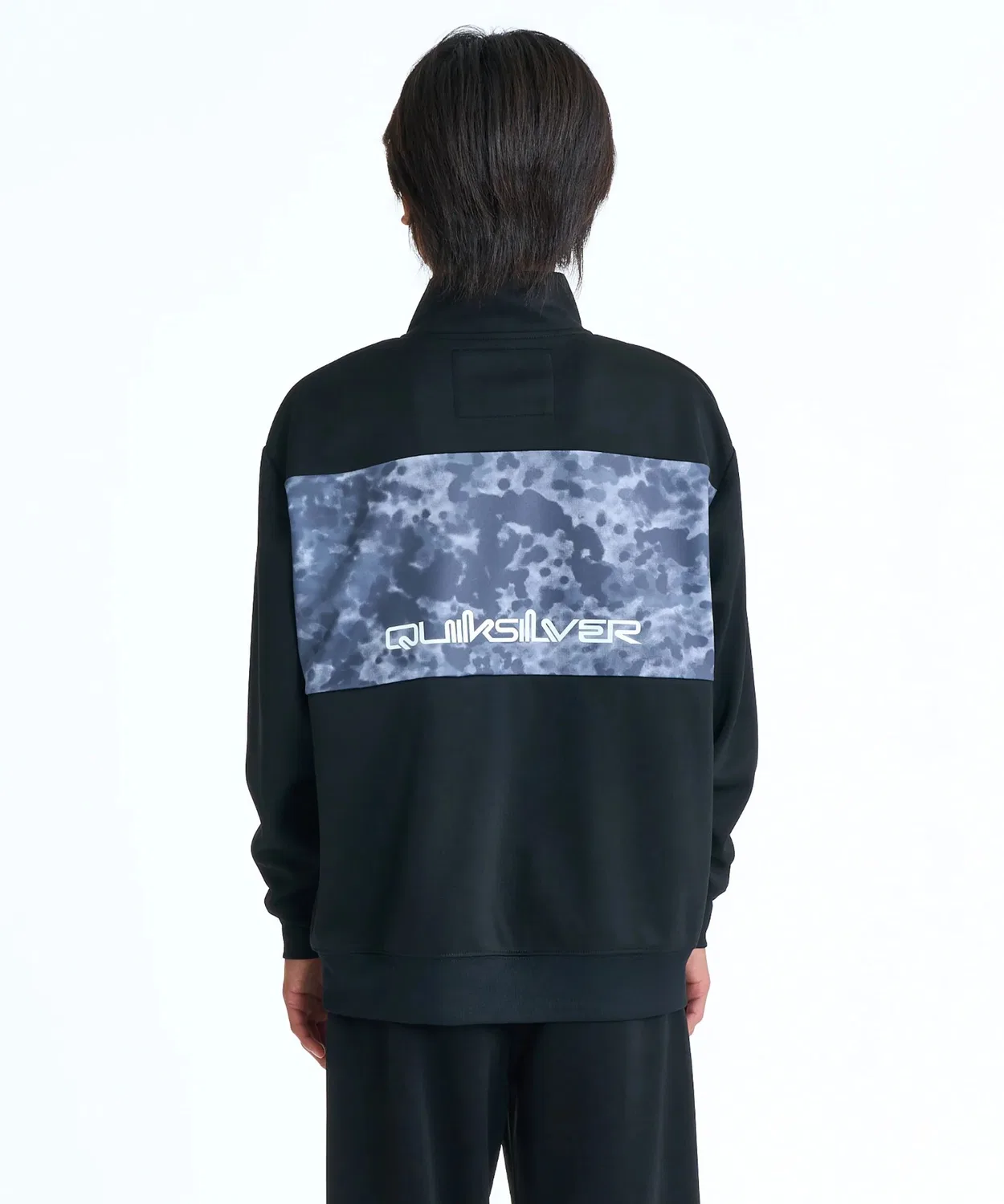 Детская куртка-бомбер QUIKSILVER QS WARM UP ZIP 26SP, полиэстер, черный
