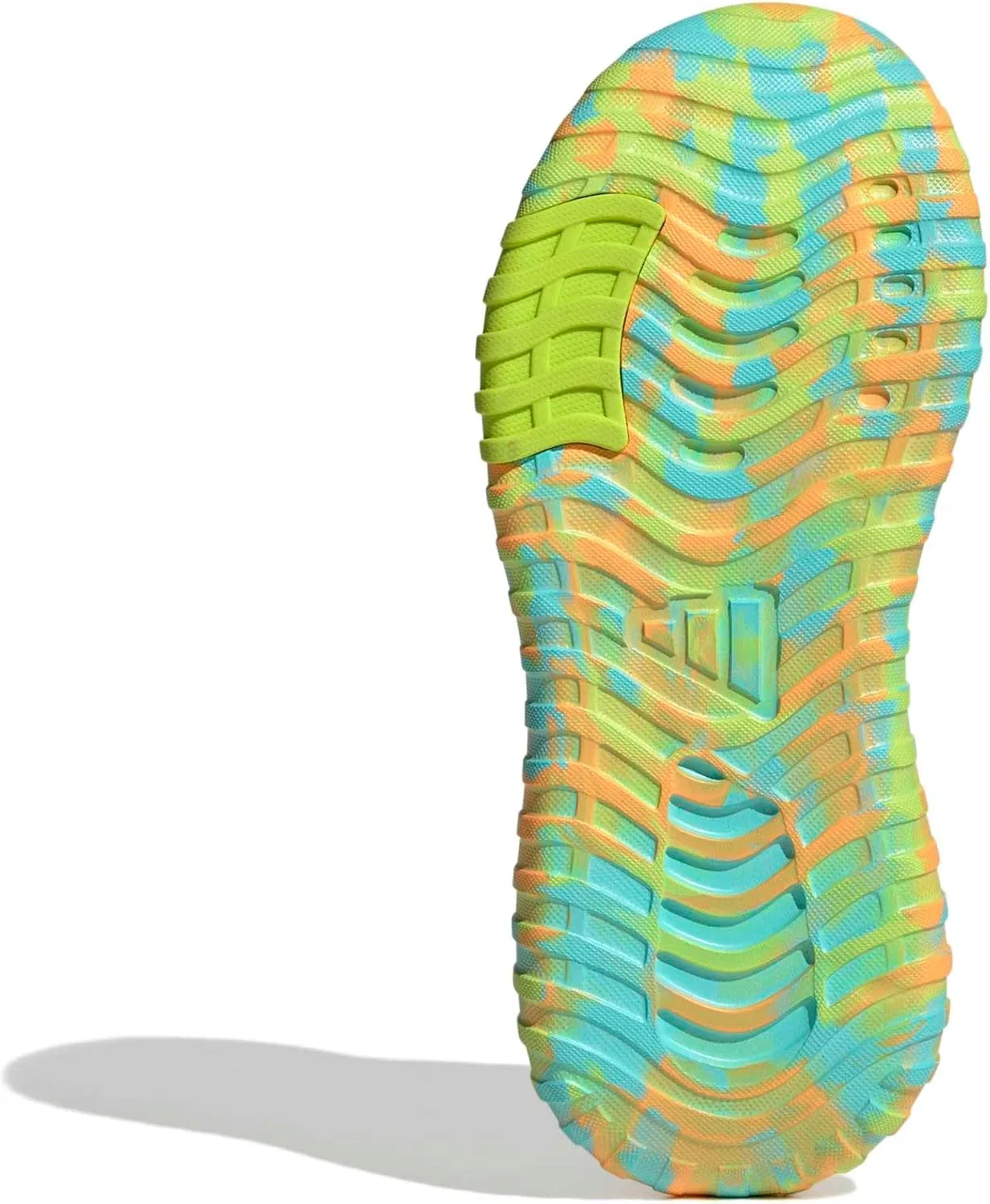 Кроссовки adidas Kaptir 4.0, серый/Solar Slime/Flash Aqua — фото 4