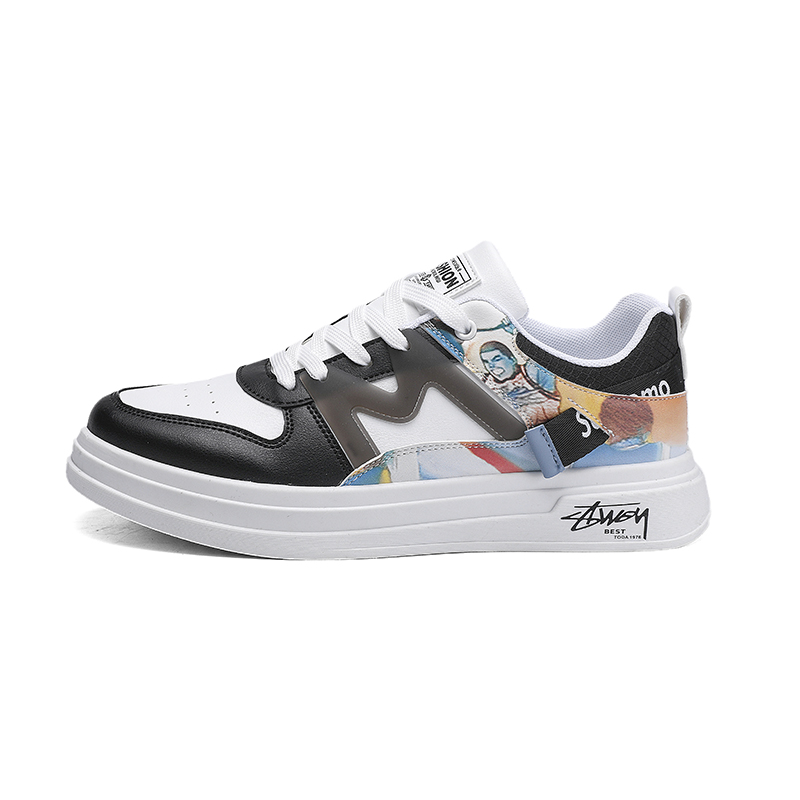 

Bull charm Мужские скейтерские кроссовки White Black, цвет White Black