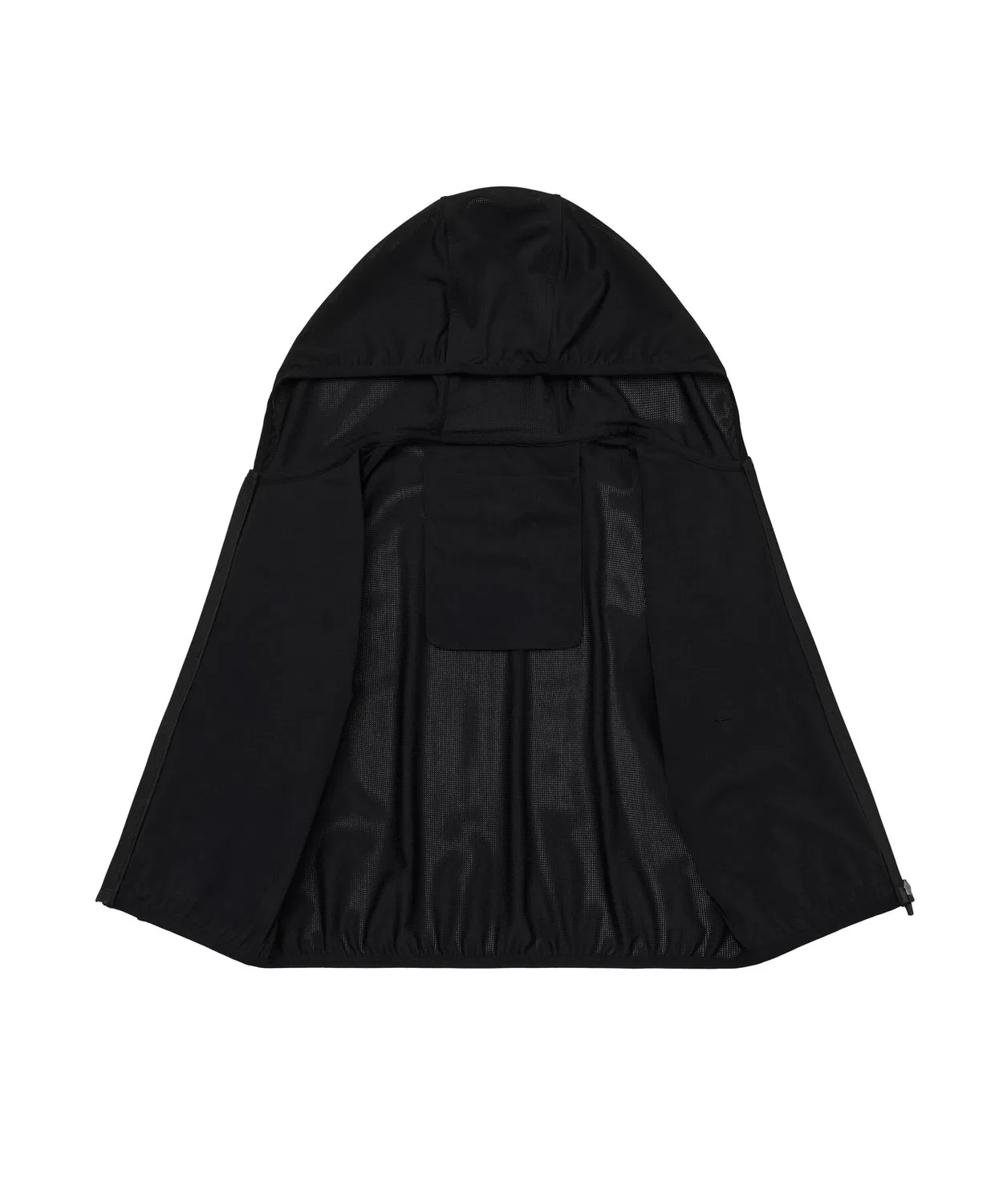 Детская куртка-ветровка с капюшоном Kids Tag Packable чёрная от Brownbreath Kids — фото 4