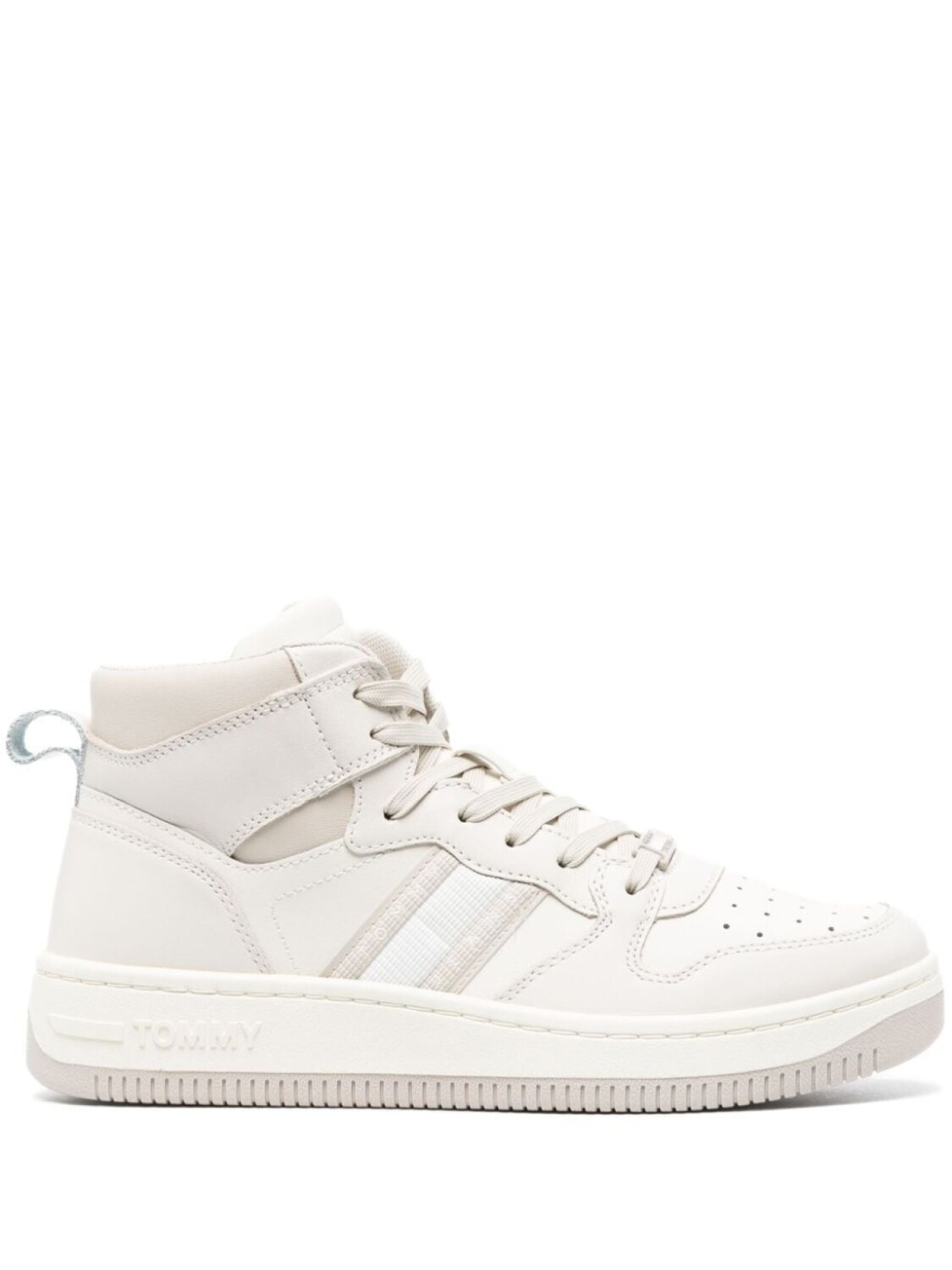 Tommy Jeans высокие кроссовки Retro Basket, белый