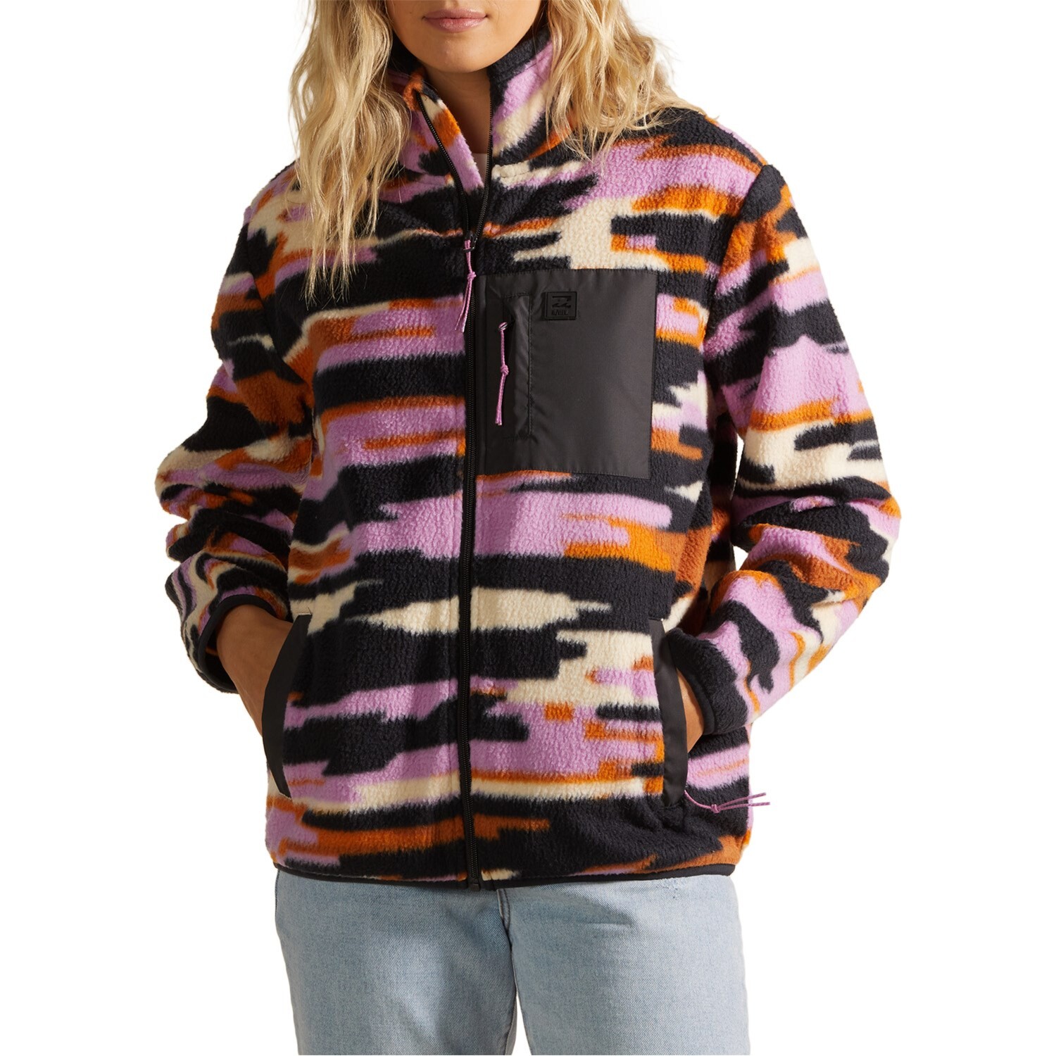 

Толстовка Billabong Switchback Full Zip, цвет Black Multi