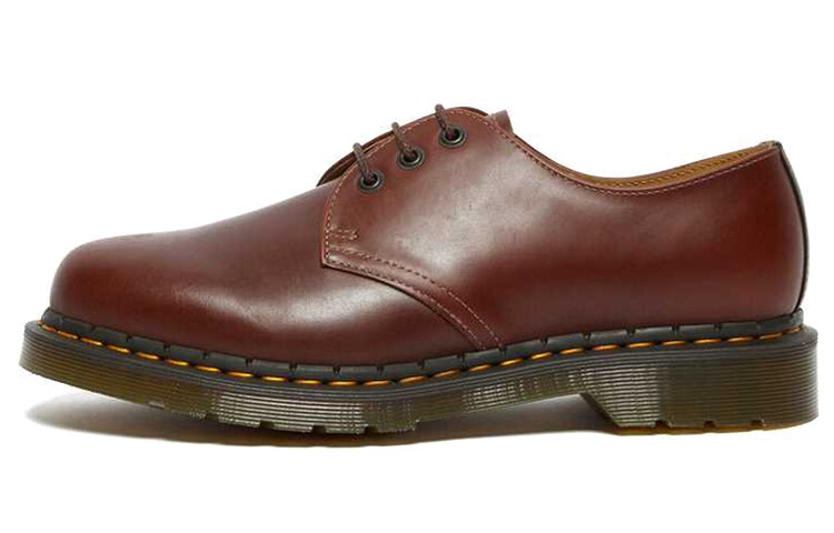 

Туфли Мэри Джейн Мужские Низкие Коричневые Dr.Martens