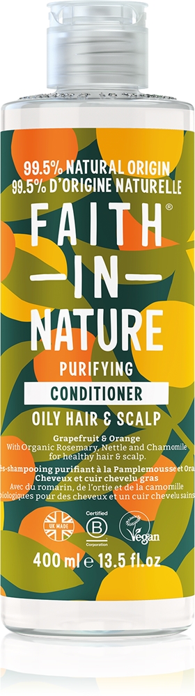 

Натуральный кондиционер с грейпфрутом и апельсином для нормальной и сухой кожи Faith In Nature, 400 мл