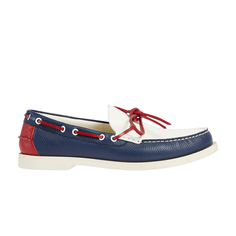 

Кроссовки Gucci Gucci Loafer 'White Blue Red', белый