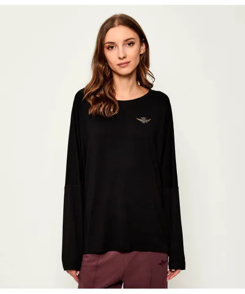 

Блуза Regular fit Aeronautica Militare, черный