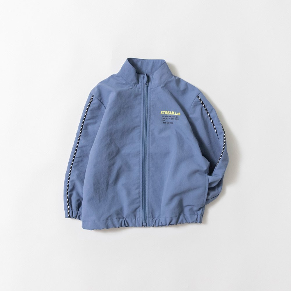 Водоотталкивающая нейлоновая куртка с подкладкой на рукавах Branshes, Blue-gray