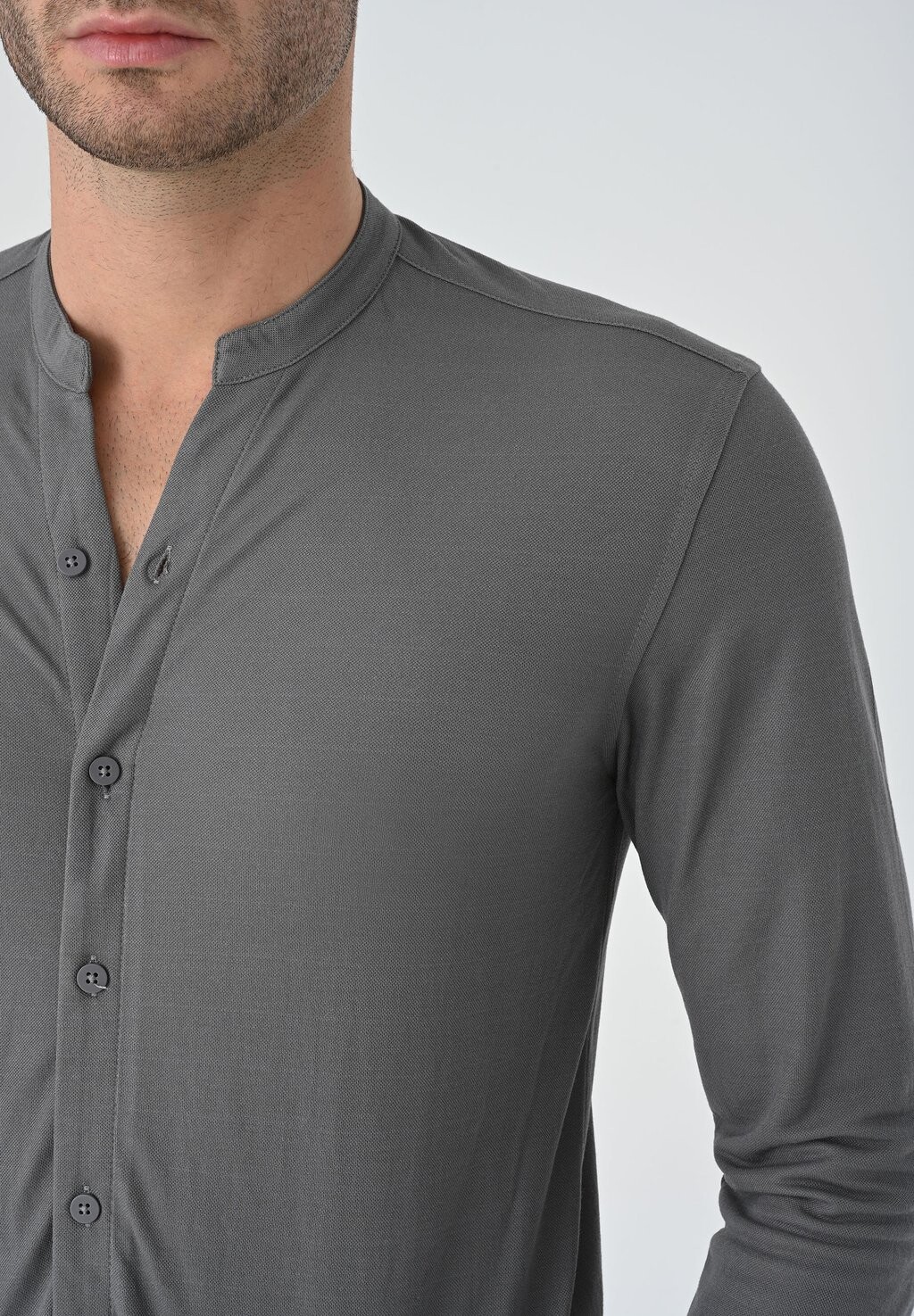 

Рубашка Collar Long Sleeve Antioch, темно-серая