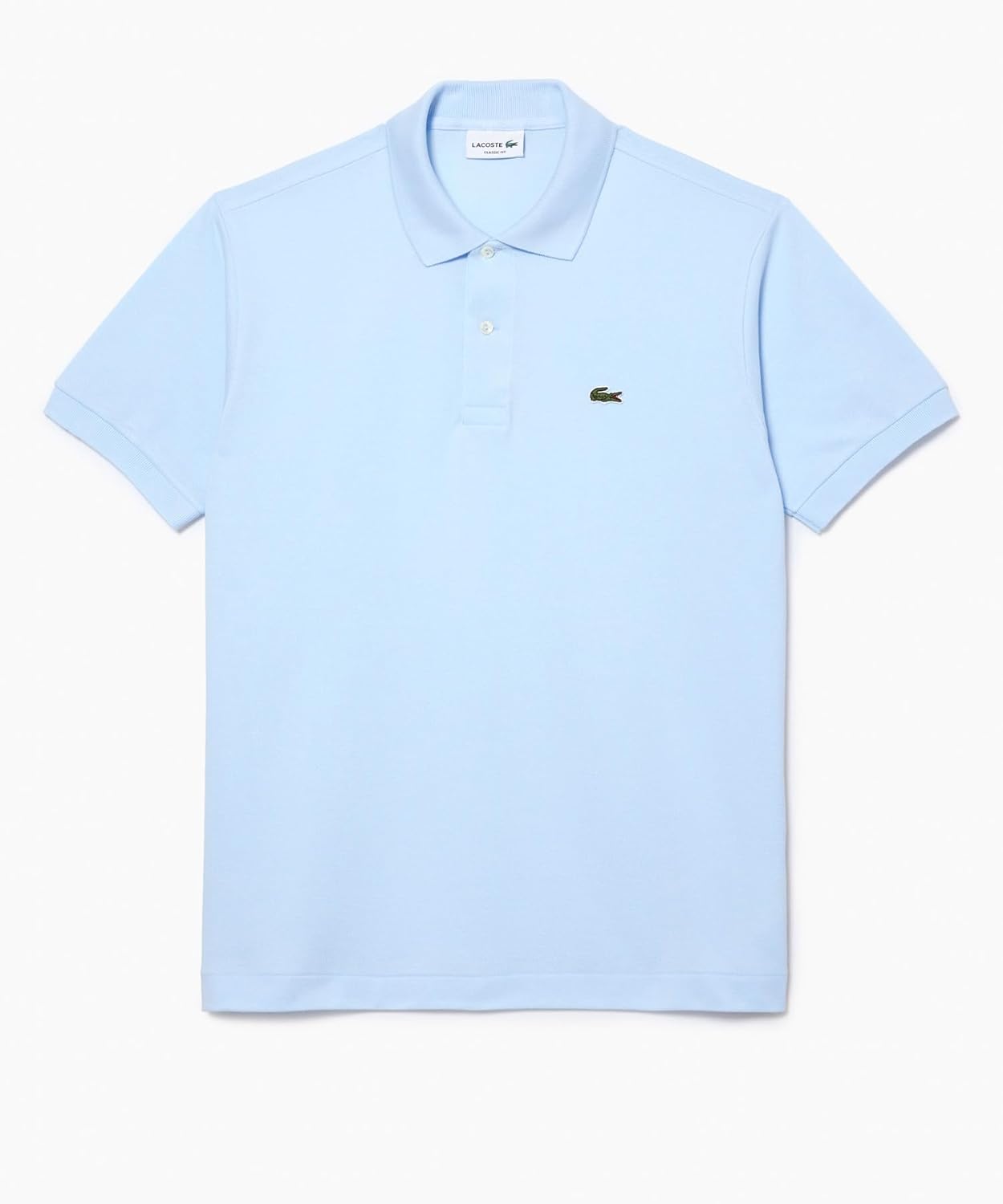 Поло Lacoste L.12.12 Классическое мужское поло с коротким рукавом, светло-синий — фото 4