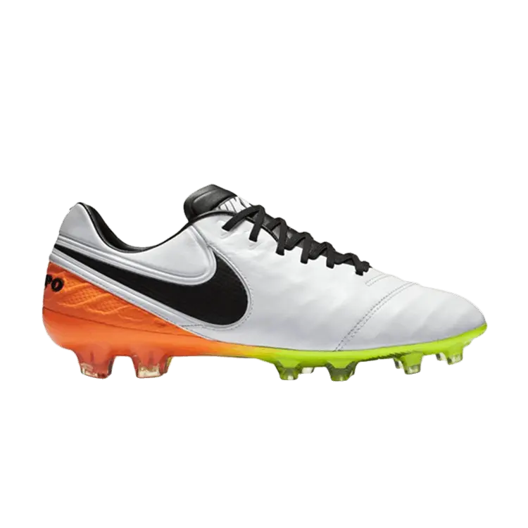 

Бутсы Nike Tiempo Legend 6 FG 'White Orange Volt', белый