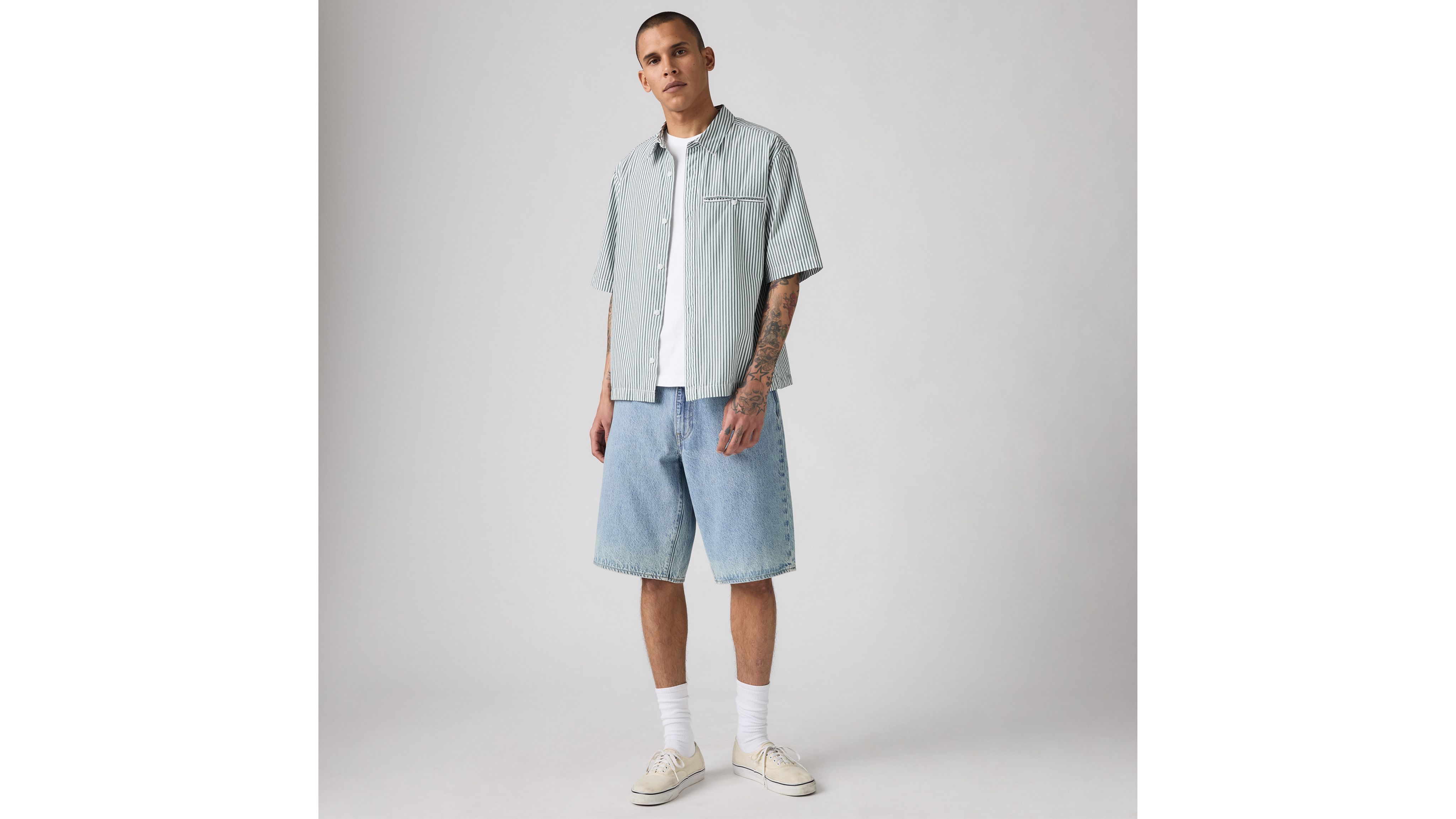 

478 Мешковатые мужские шорты 12 дюймов Levi's, My Pockets Full - Light Wash