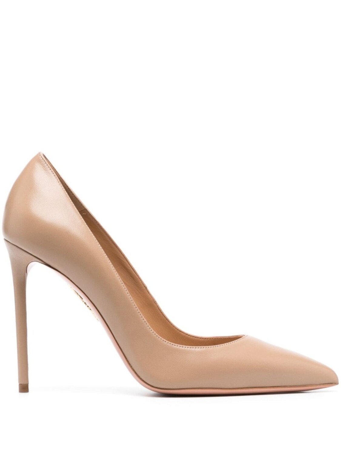 

Aquazzura туфли-лодочки Purist 105 с заостренным носком, нейтральный цвет