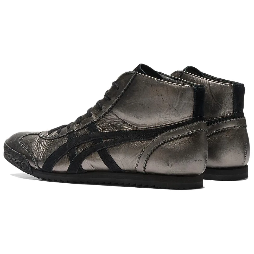 Onitsuka Tiger Mexico Mid Runner Deluxe Gunmetal Black — фото 4