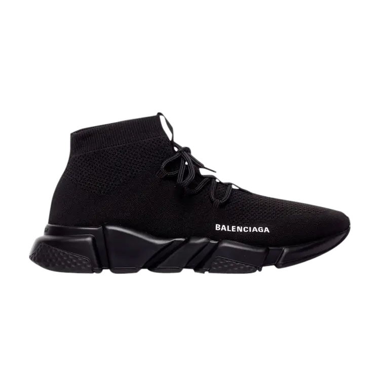 

Кроссовки Balenciaga Speed Lace Up Trainer 'Knitted Black', черный