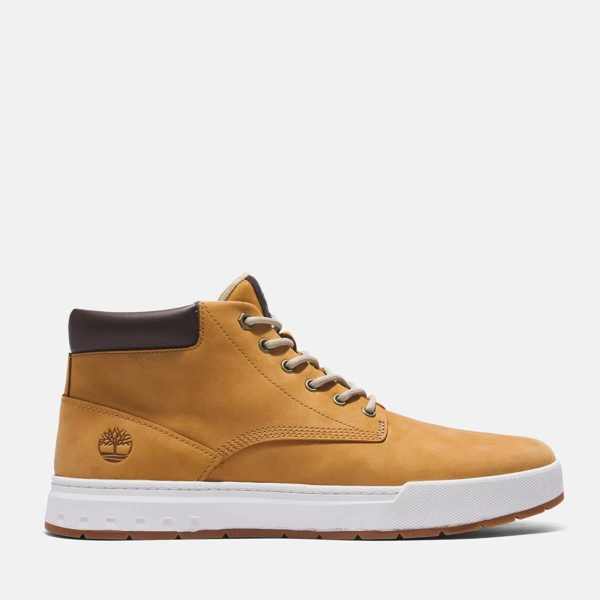 Мужские кожаные ботинки-чукка Timberland Maple Grove на шнуровке, Wheat — фото 2