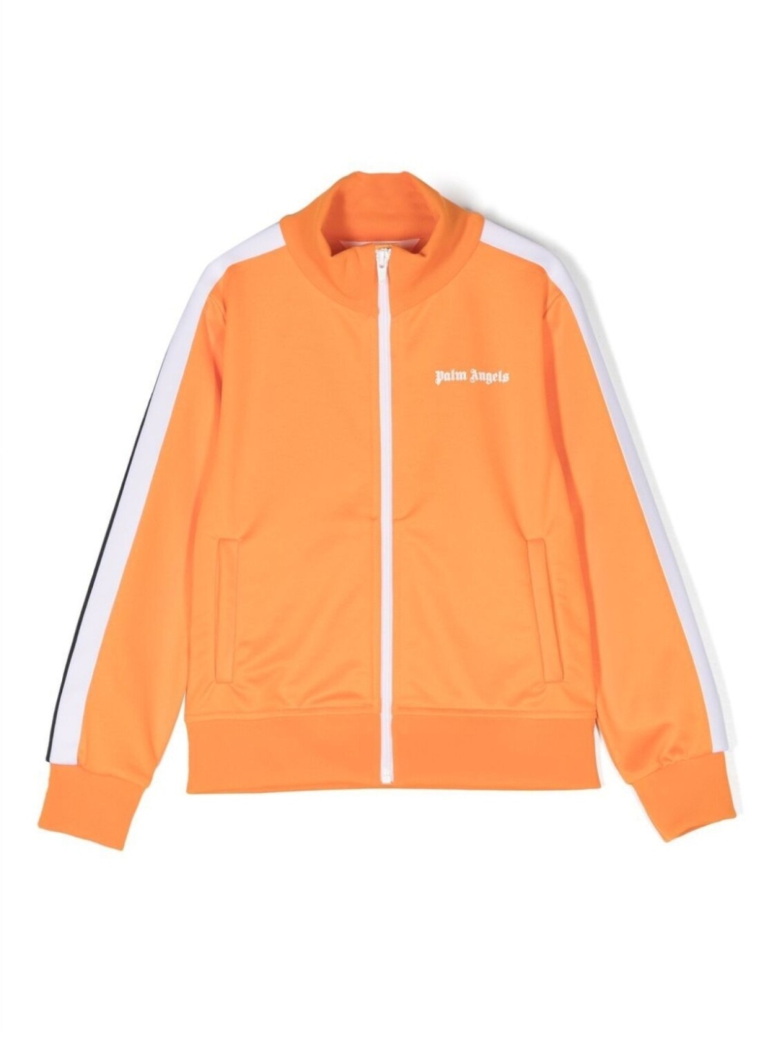 

Palm Angels Kids куртка с полосками, оранжевый