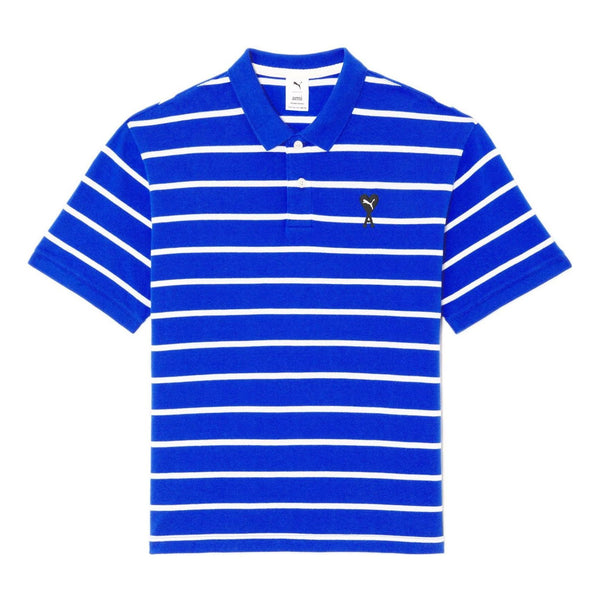 

Футболка x ami short sleeve polo shirt 'blue' Puma, синий