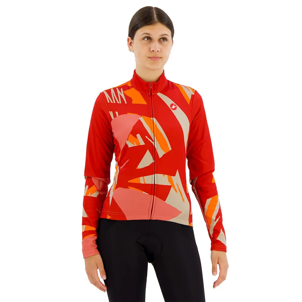 

Джерси с длинным рукавом Castelli Tropicale, красный