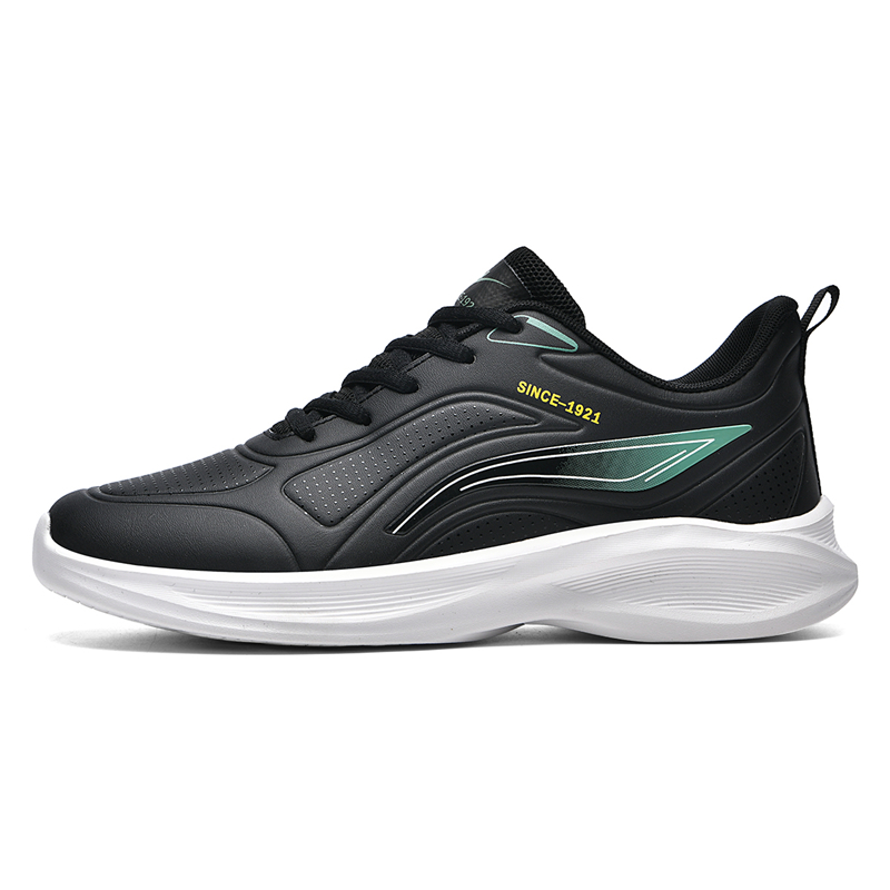 

Binary Кроссовки Cushioning Lightweight Low Top Casual City Commute Training Running Shoes Men's Black White