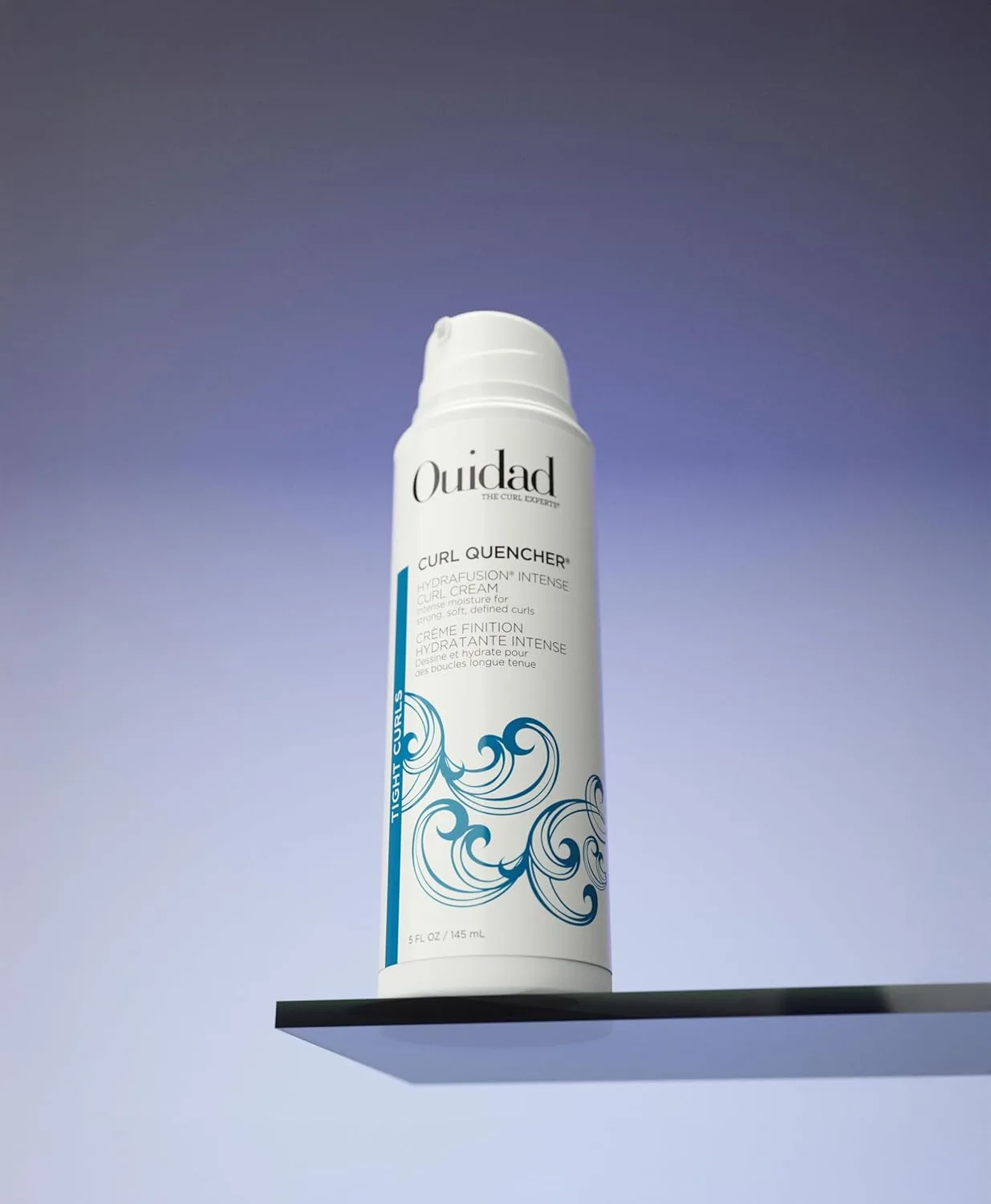 Ouidad Curl Quencher Hydrafusion Intense Curl Cream - 5 унций (142 г), крем для укладки и определения завитков, гибкая фиксация, контроль пушистости, увлажнение для тугих кудрей 148 мл (2 шт.) — фото 4