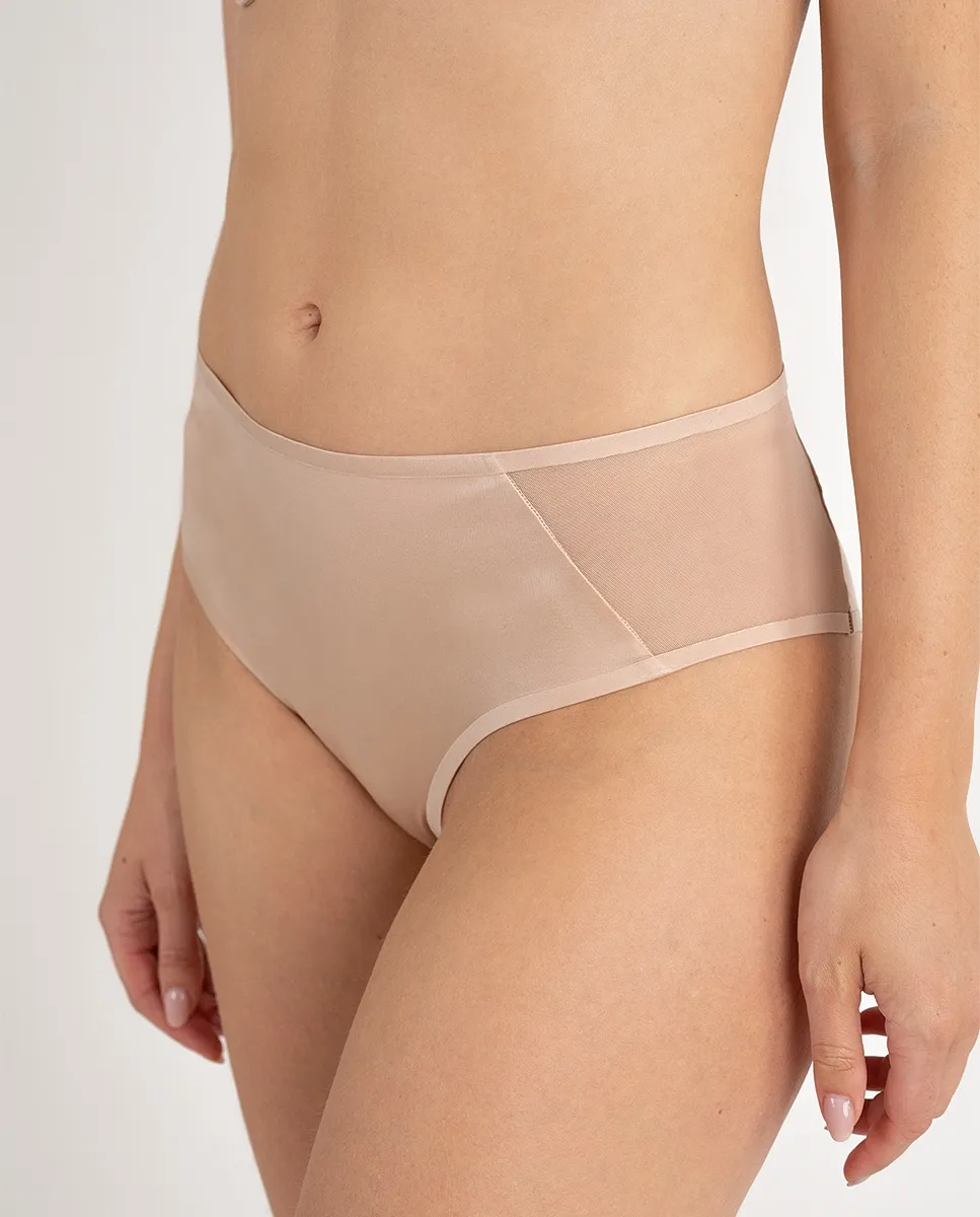 

Высокие трусики из микрофибры Бьянка Passionata, бежевый