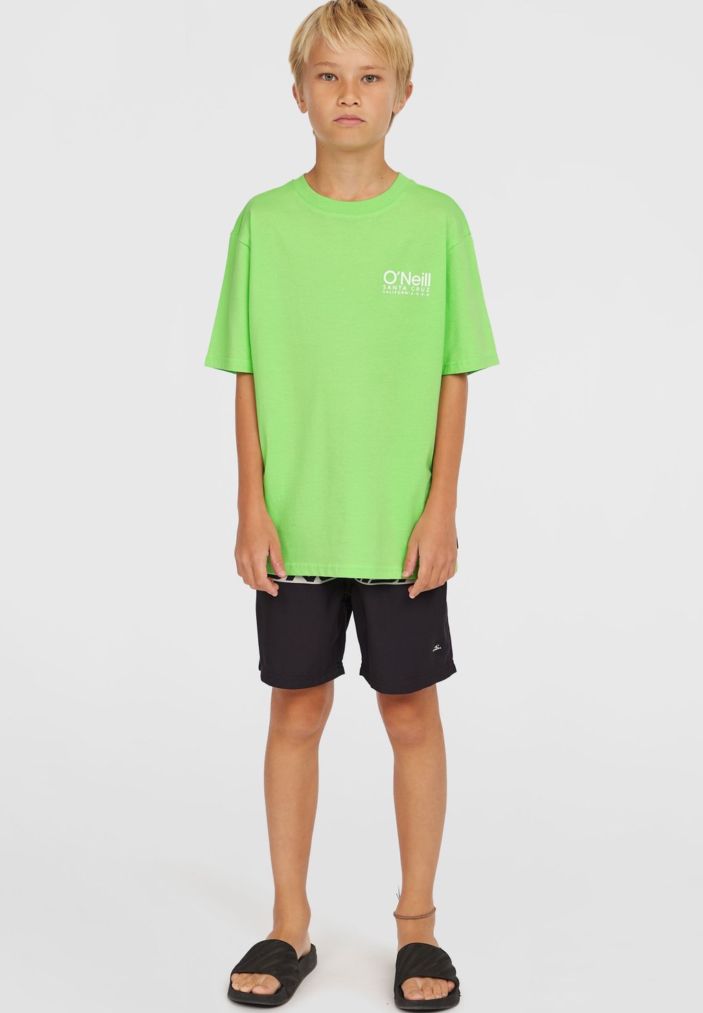 

Пляжные шорты CALI STRIPE O'Neill, флуоресцентный зеленый