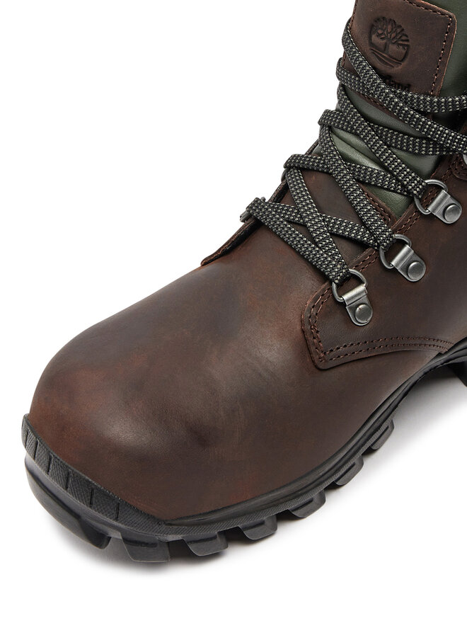 Мужские ботинки Timberland Halbhoher Chillberg из нубука на шнуровке, коричневый — фото 4