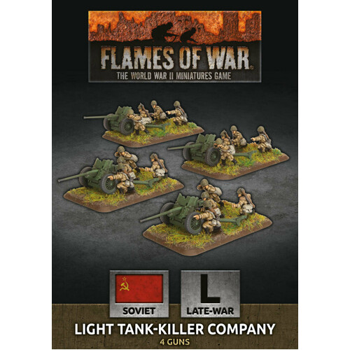 

Фигурки Flames Of War: Light Tank-Killer Company (X4 Plastic)