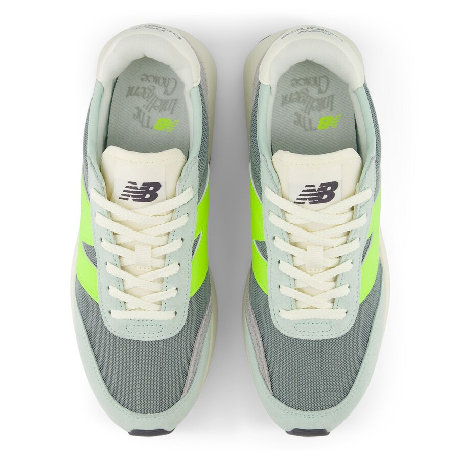 Кроссовки new balance 370, цвет Mint/Neon green/Light green — фото 4