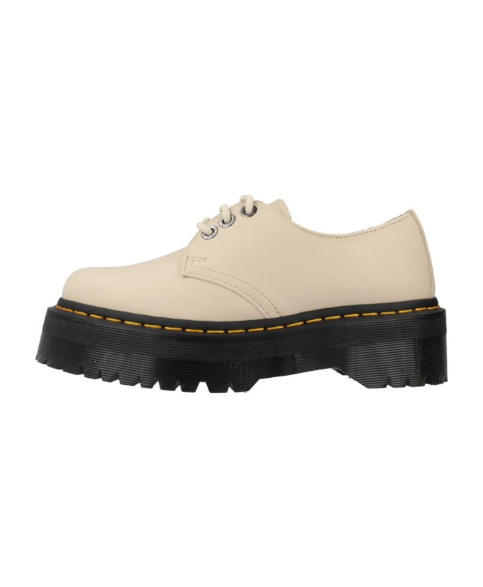 Туфли Quad ii на шнуровке из пергамента Dr. Martens, бежевый