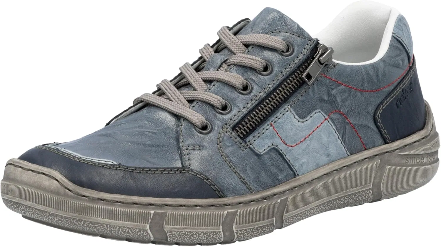 Мужские туфли Rieker 04004 на шнуровке, Blue 12