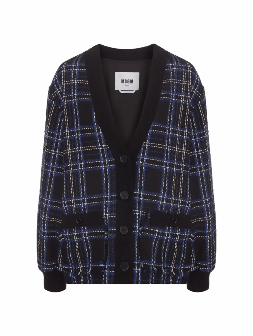 

Твидовый кардиган MSGM, мультиколор