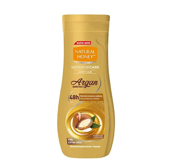 

Лосьон для тела интенсивного питания Loción Elixir De Argán Reparadora Natural Honey, 330 ml