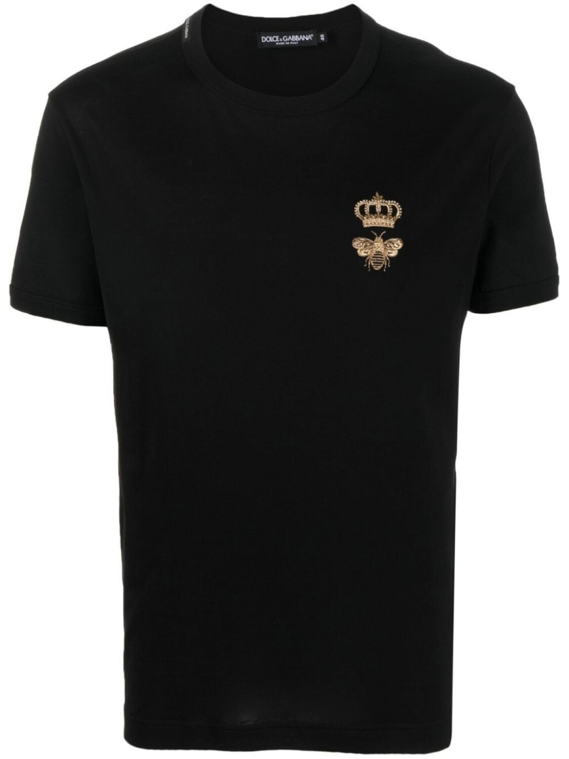 

Dolce & Gabbana футболка с вышивкой, черный