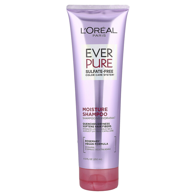 

L'Oréal, Ever Pure, увлажняющий шампунь с розмарином, 250 мл (8,5 жидк. унц.)