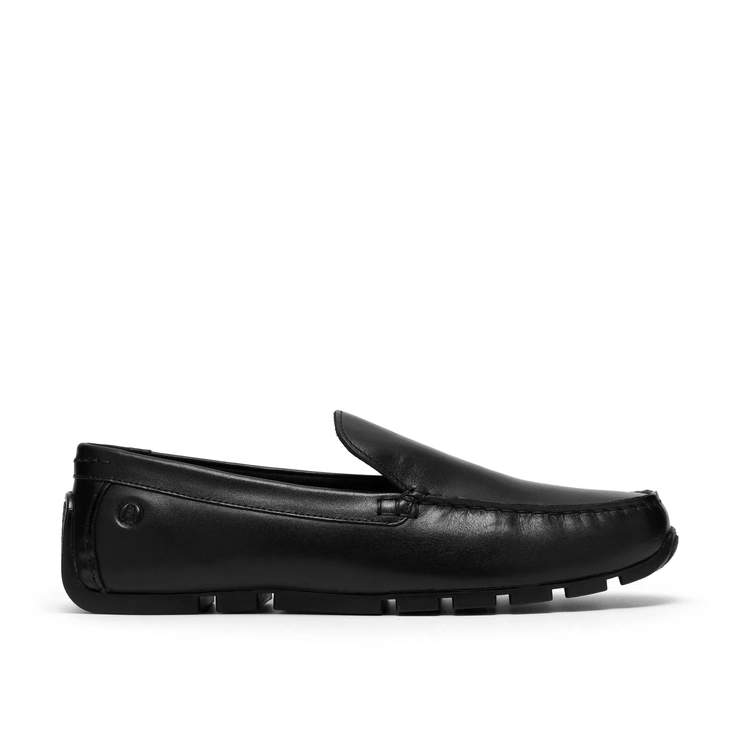 Туфли лоферы кожаные Clarks, черный