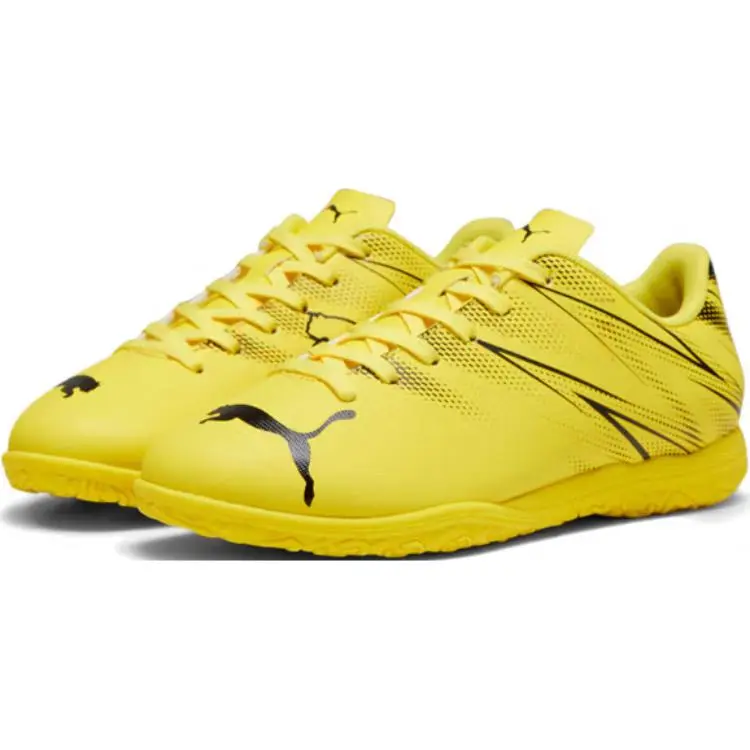 Attacanto Низкие Детские Футбольные Ботинки Желтый Дети PUMA — фото 2