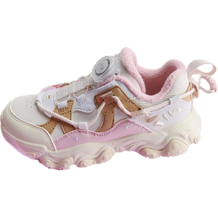 

FILA KIDS BOA нескользящие устойчивые к истиранию низкие детские кроссовки White для детей от 3 до 7 лет