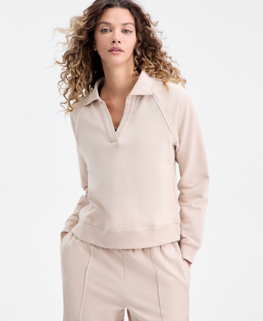 

Женская блузка с воротником-стойкой ID Ideology, Sugar Beige