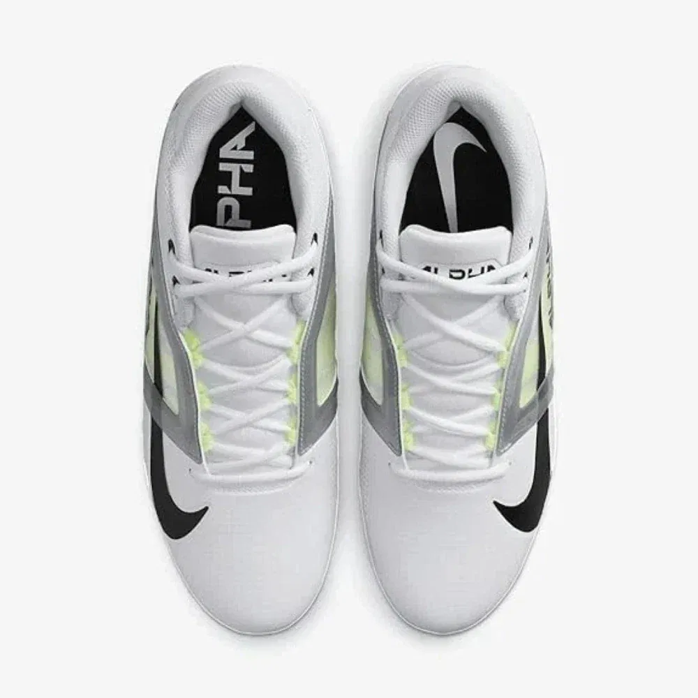 Футбольные бутсы Nike Alpha Ace 4 Pro FD7037-100 белого и серебристого цвета NIN839 — фото 4