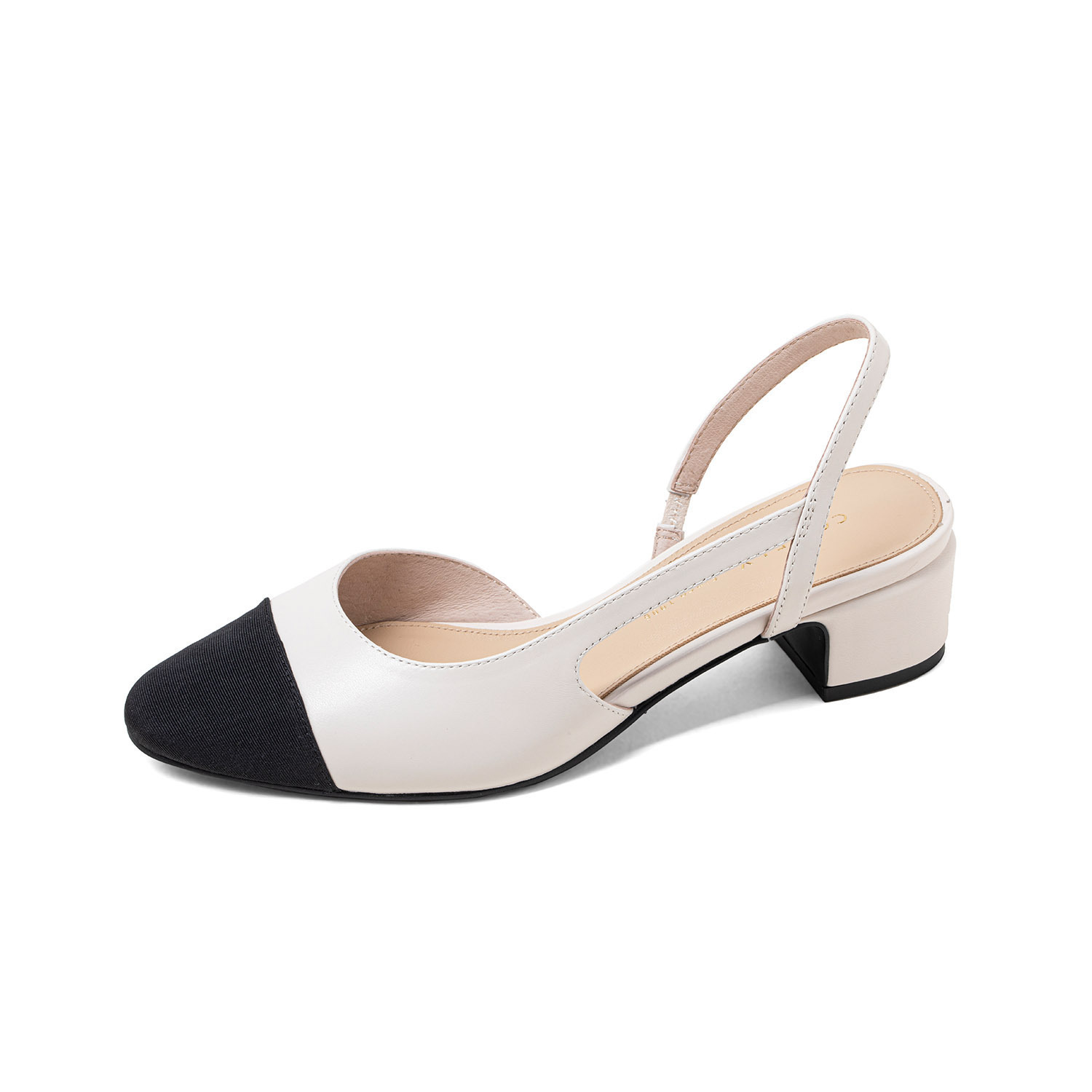 COMELY Женские сандалии на одной застежке экрю 4 см, цвет Ecru (4cm)