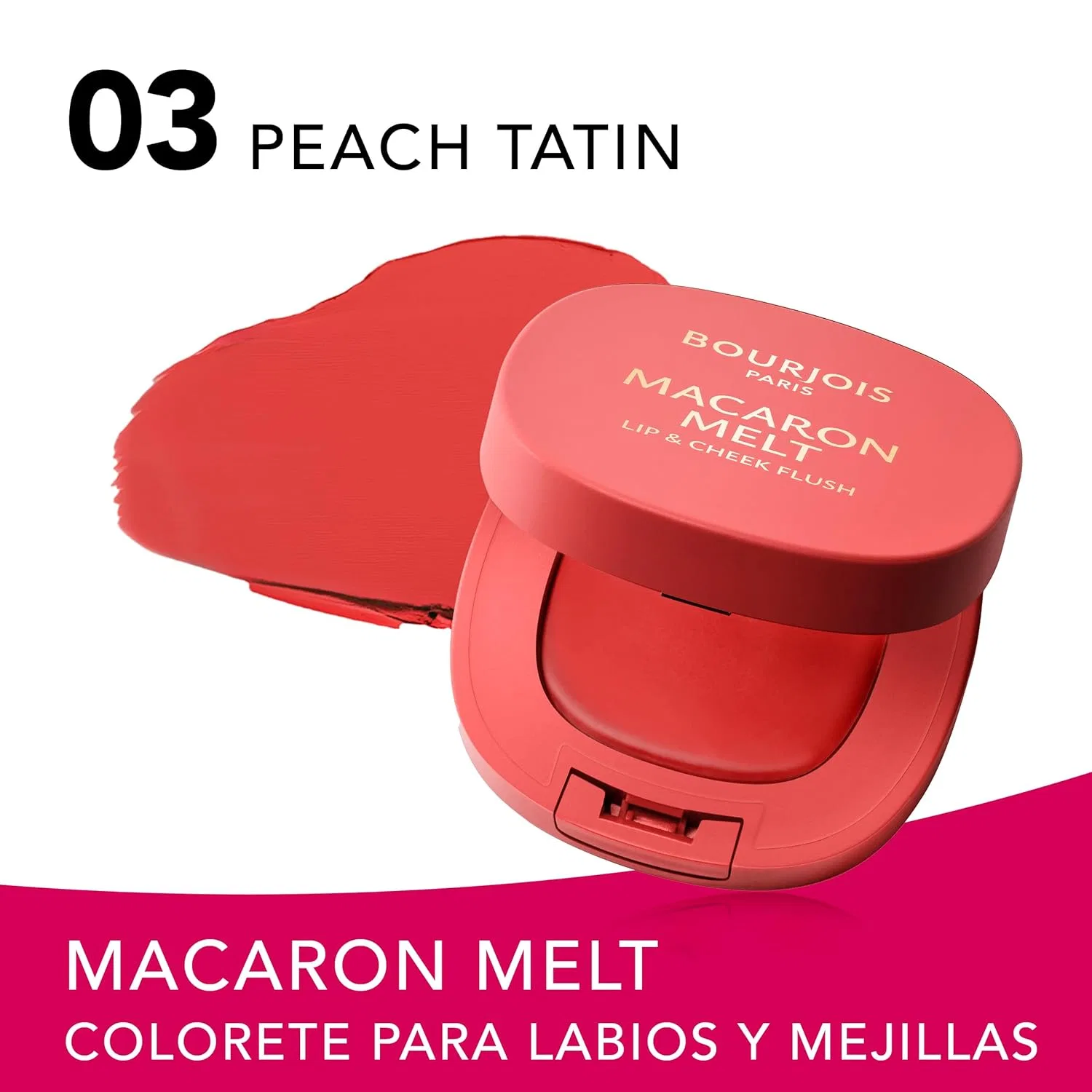 Кремовые румяна и тинт для губ «Macaron Melt Lip & Cheek Flush» от Bourjois Bourjois — фото 2