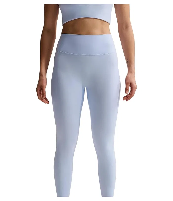 Леггинсы Nike Zenvy Gentle-Support High-Waisted 7/8, Hydrogen Blue/Cool Grey