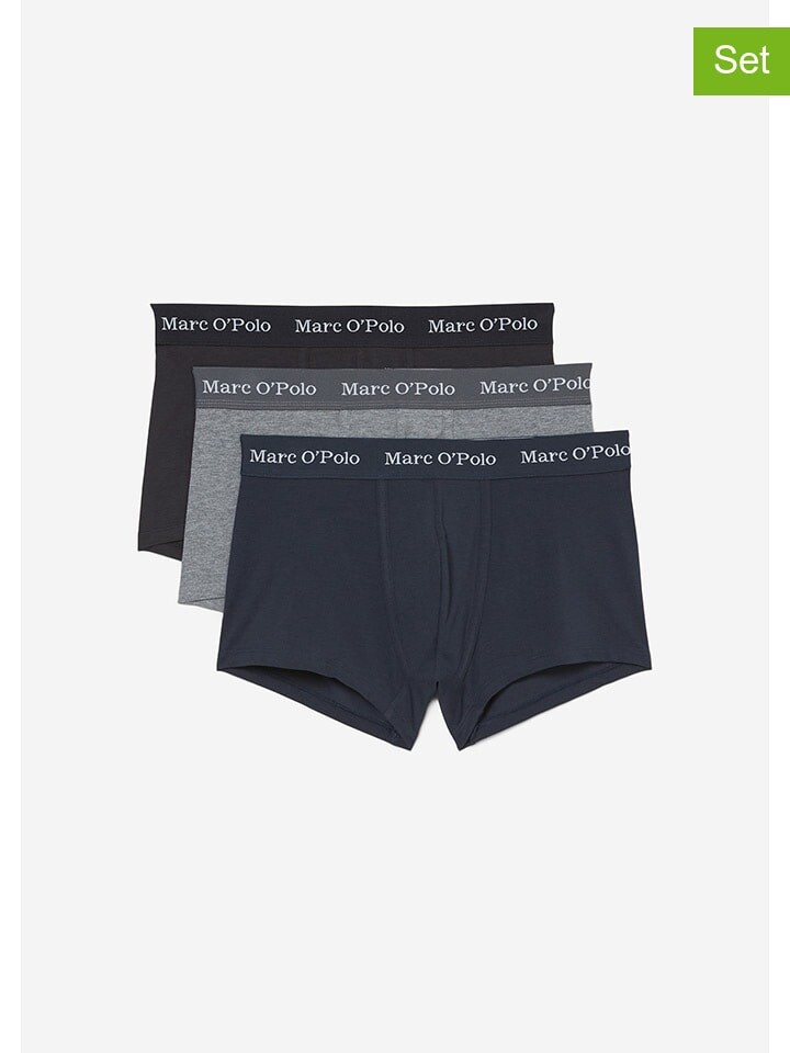 

Боксеры Marc O´Polo 3er Set, цвет dunkelblau/grau