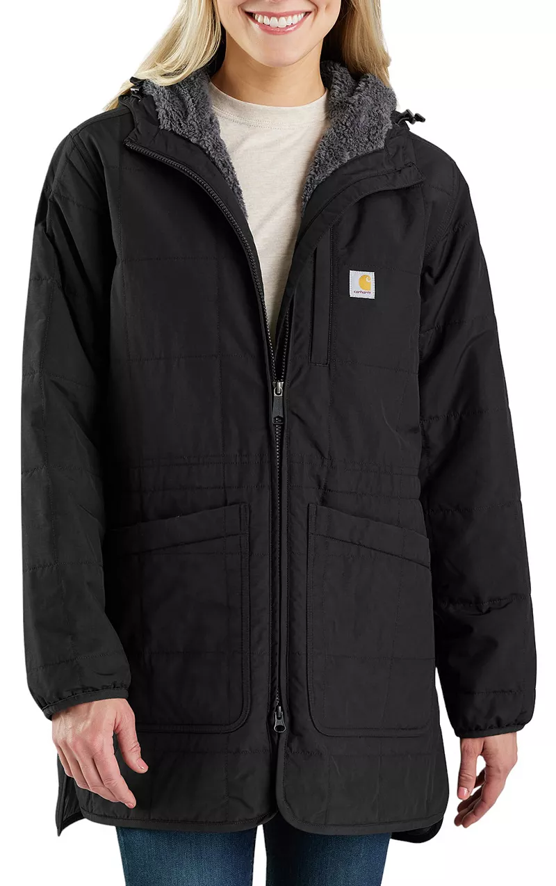 

Женская куртка с капюшоном Carhartt Rain Defender, черный