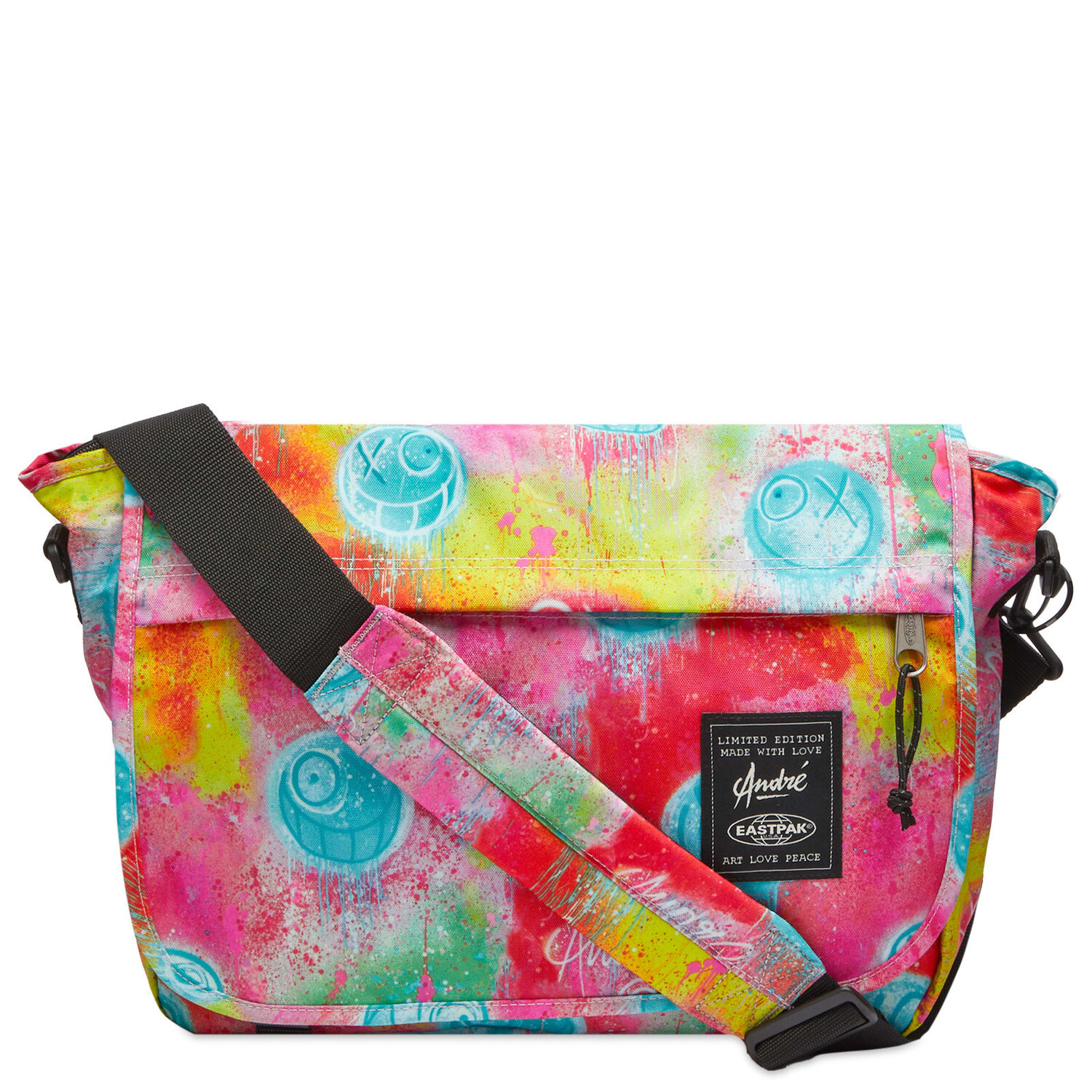 

Сумка кросс-боди Eastpak X André Saraiva Delegate + Messenger Bag, цвет Fluo Clouds