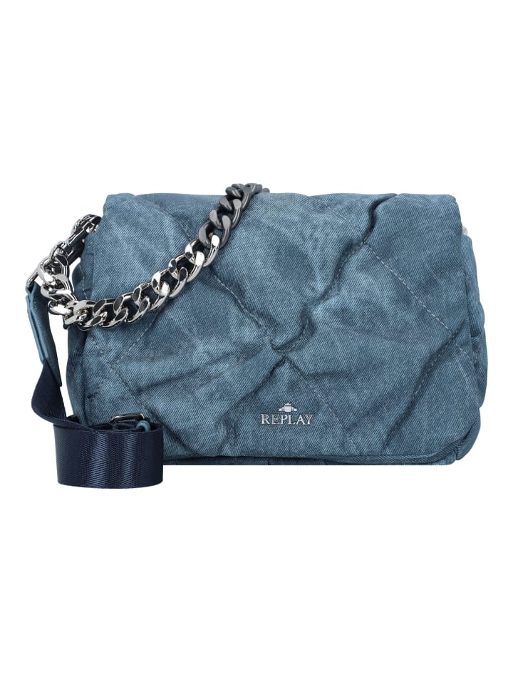 

Наплечная сумка Replay Schultertasche 24 cm, цвет blu denim