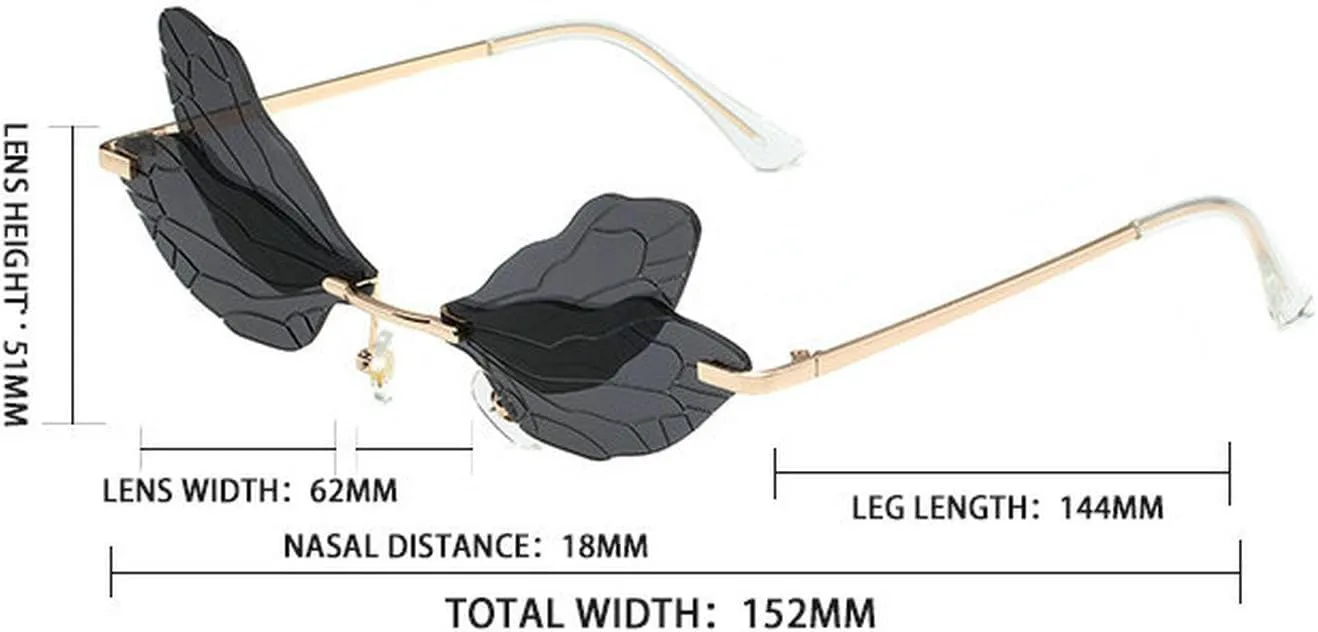 

COTIA Модные солнцезащитные очки без оправы с рисунком «крылья стрекозы» для женщин, украшенные кристаллами, стразами и жемчугом, для вечеринки и Хэллоуина, Green2